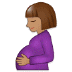 🤰🏽 pregnant woman: medium skin tone display on Samsung